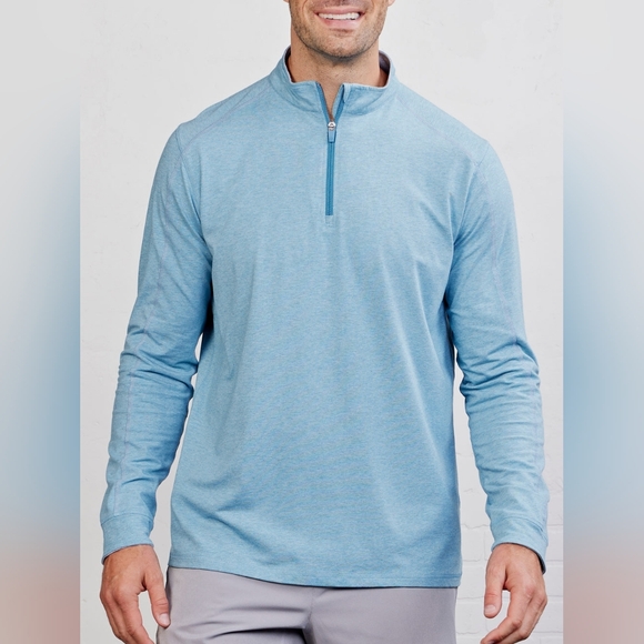 tasc Other - NWT TASC MENS Blue Carrollton Lightweight Quarter Zip Long Sleeve Size Small